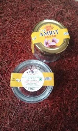 Organic Natural Kashmiri Saffron - 100% Purity, Fresh & FSSAI Certified | Packaged in Bottle, 12 Months Shelf Life, Dried for Culinary Use