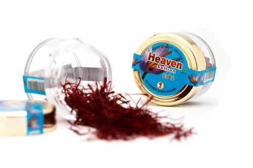 Pure Organic Heaven Saffron - 100% Pure Dried Saffron 1 Gram in Bottle | ISO Certified 12 Months Shelf Life Fresh Quality