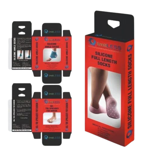 Socks Packaging Box - Paper Material, Multi Color Design | Eco-friendly, Vibrant Style