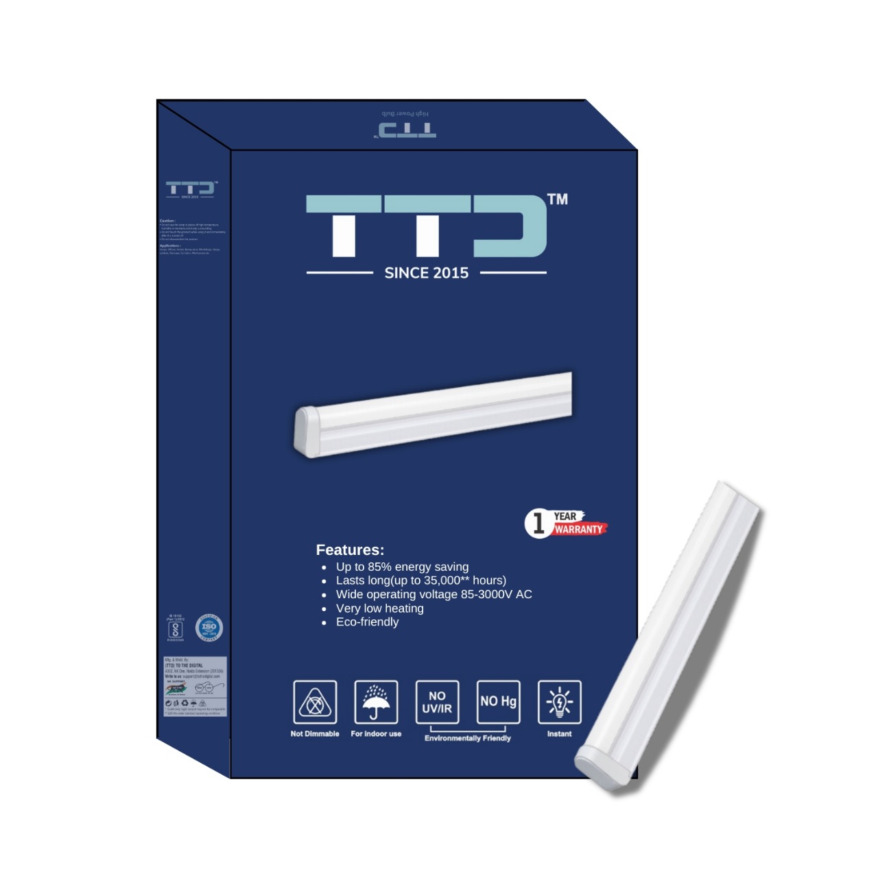 TTD LED Batten Light 36W (OEM Manufacturer)