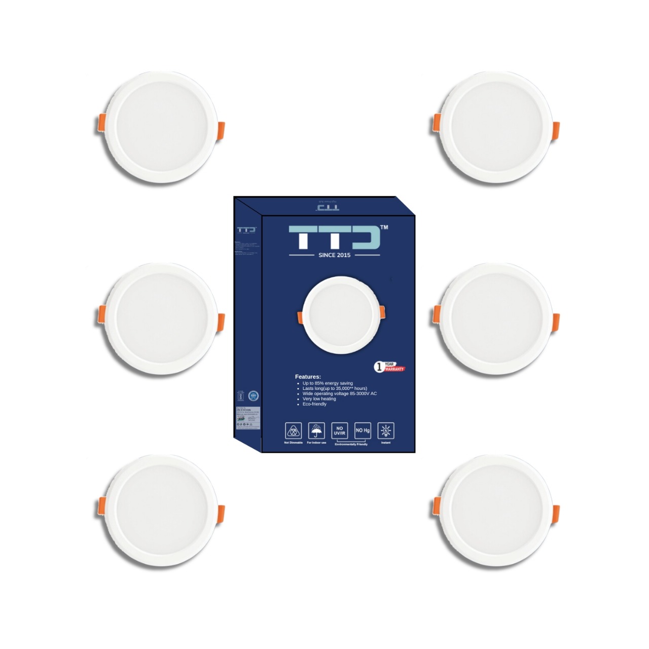 round led panel light