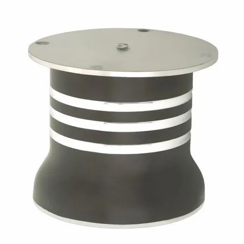 Black Aluminum Sofa Leg - 3 Inch Height, Polished Finish, Round Shape | Attractive Design with Sleek Black Aesthetic