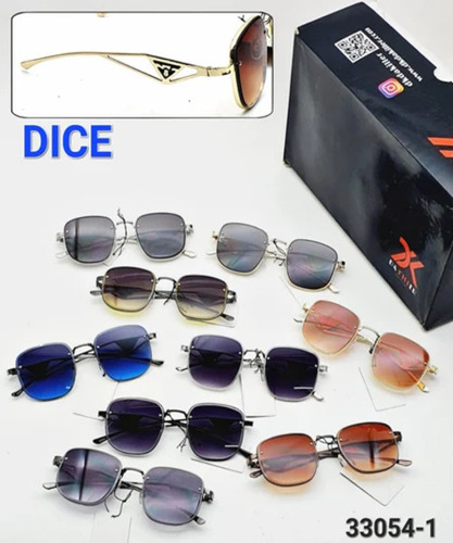 Fashionable Trendy Sunglasses - Plastic Frame, Black Metal Frame, Multicolor Lenses | Modern Style for Men, Fashion Sunglasses