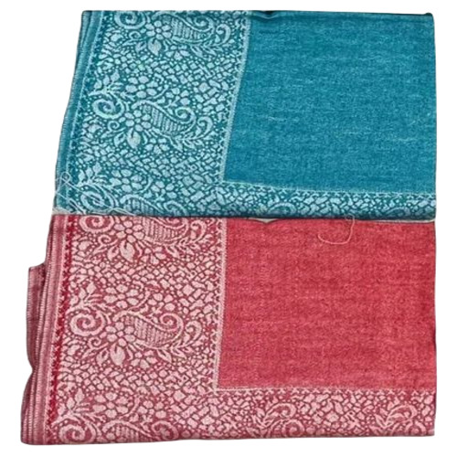 Ladies Woolen Embroidered Shawl - Multicolor, Warm and Soft Winter Wear | Casual and Daily Usage, Machine Made, Hand Washable