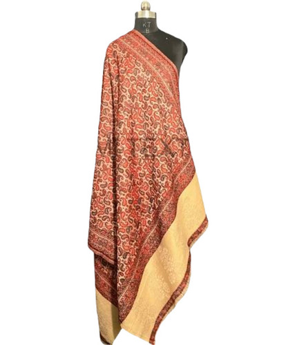 Ladies Woolen Shawls - Multicolor Printed Wool, Warm and Soft for Casual Winter Wear | Perfect for Daily Use