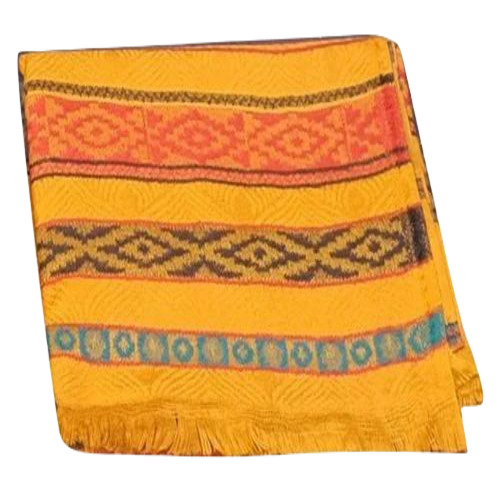 Woolen Embroidered Shawl - Yellow, Warm and Soft | Casual Winter Wear for Women, Hand Wash and Machine Wash Safe