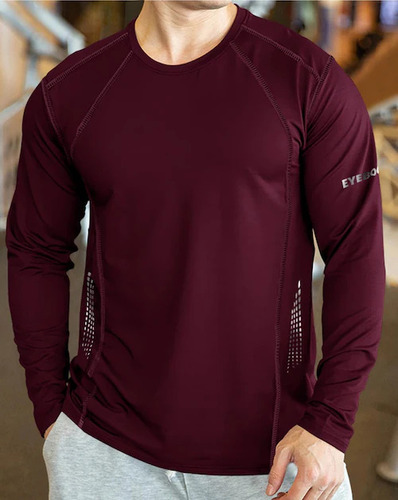 Mens Round Neck T Shirt - Polyester Fabric All Sizes Available Comfortable Fit Breathable Design Plain Pattern Mega Sleeves Versatile Colors