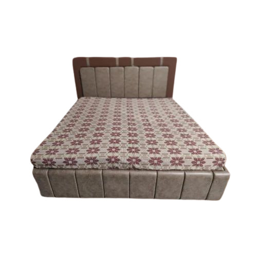 Teak Wood Double Bed - Rectangular Shape, Brown Color | Durable, Fancy Design, Easy to Clean