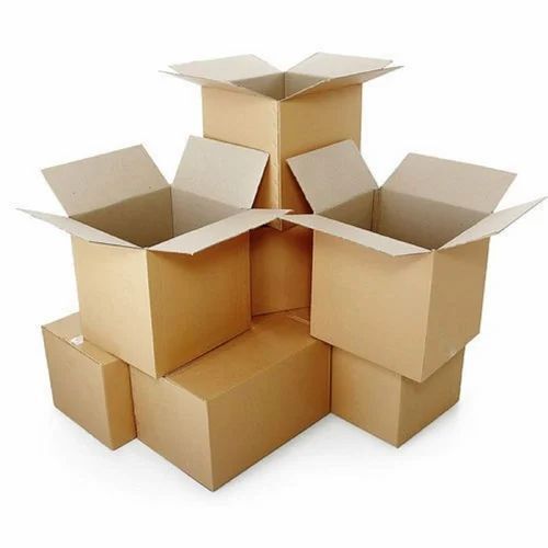 Mono Cartons Boxes - 270 GSM Recycled Paperboard, Square Window Patch Box with 2 Kg Weight Holding Capacity, Brown Color, Eco-Friendly Design