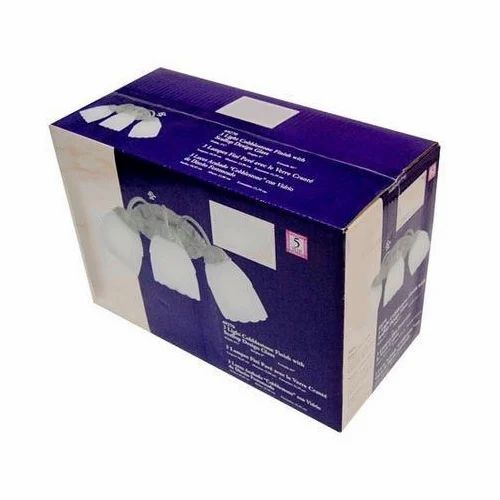 Printed Corrugated Cartons - Virgin Kraft Paper, 3 Ply, Multi Color, Moisture Proof & Biodegradable | Suitable for Apparel, Electronics, Food & Gifts