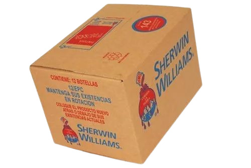 Printed Corrugated Packaging Box - Brown Rectangular, 8 Kg Volume | Suitable for Apparel, Electronics, Food, Gift & Crafts