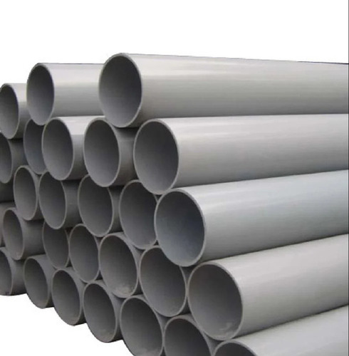 PVC Drainage Pipe - Galvanized Grey, Multiple Sizes with Customizable Lengths | High-Pressure Tolerance, Easy Installation, Moderate Flexibility, 1-Year Warranty