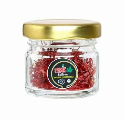Ssk Organic Natural Saffron - 1 Gram Red Dried Spice | 100% Purity, Good Quality, 12 Months Shelf Life