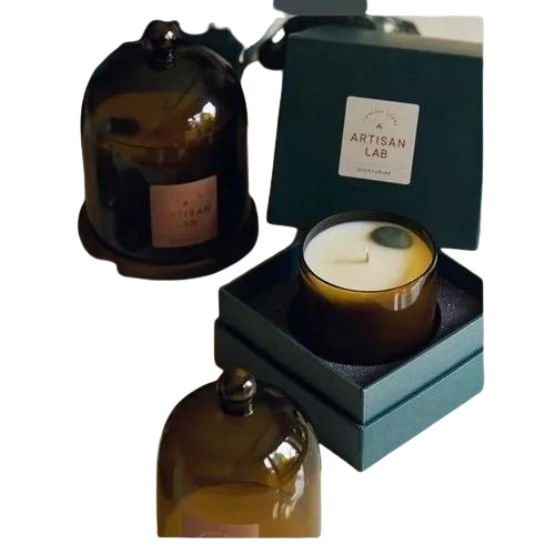 Candle Packaging Box - Recycled Paperboard, Straight Tuck End Style, Multi Color, Weight Holding Capacity < 2 Kg | Eco-Friendly Material