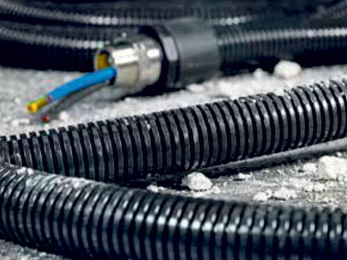 Flexible Conduit Polyamide - 10 mm | Black, NPT Type, Water Resistant, Weather Resistant for Industrial Applications