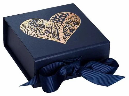 Rigid Gift Packaging Boxes - Kappa Board, 3.5x3.5x1.5 Mm , Square Shape, Digital Printing (Cmyk), Weight Holding Capacity < 5 Kg, 185/200 Gsm