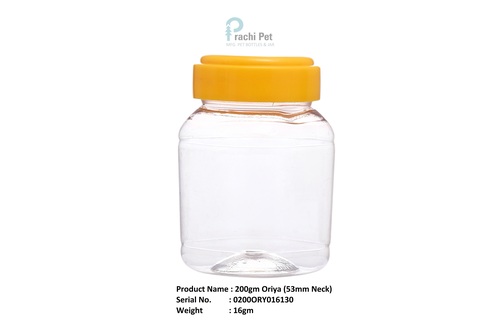 200gm Oriya Pet Jar