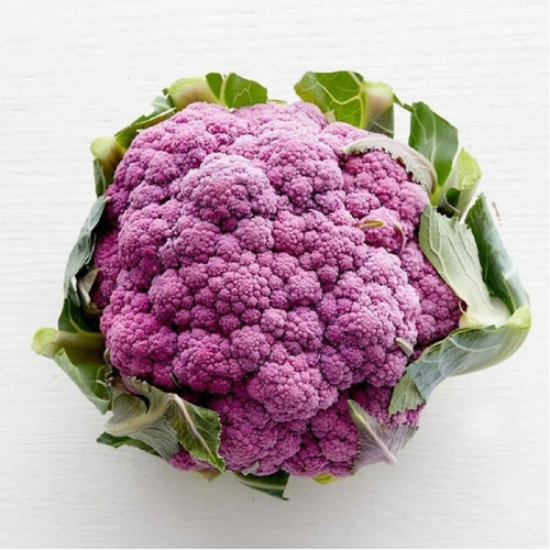 A Grade Organic Violet Cauliflower - Organic, For Cooking | Shape: Cauliflower, Style: Organic Violet Cauliflower