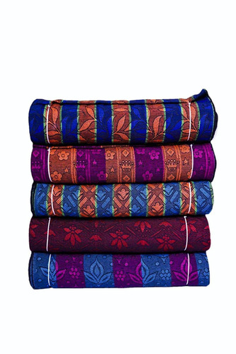 Cotton Jacquard Fabric - 150 g/mL Density, Multi-Color, Fade and Wrinkle Resistant | Superior Quality, Shrink-Resistant, Ideal for All Seasons