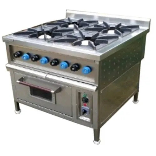 Four Burner Gas Oven - Ignition Type: Automatic