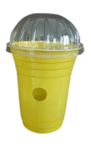 Fruit Fly Trap - Plastic Material, Manual Power Source | Plain Pattern, Easy to Fix, Crack Resistance, Quality Tested for Agriculture Use