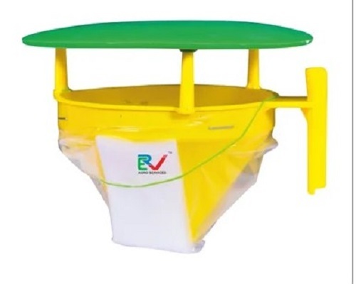 Funnel Traps For Agriculture Insects - Plastic, Yellow | Manual Power Source, Tested for Quality, Ideal for Insect Management