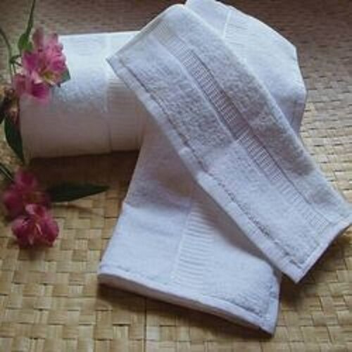Hotel Face Towel - 100% Cotton 12x12 inches Ivory White | Highly Absorbent Quick-Drying Durable and Machine Washable