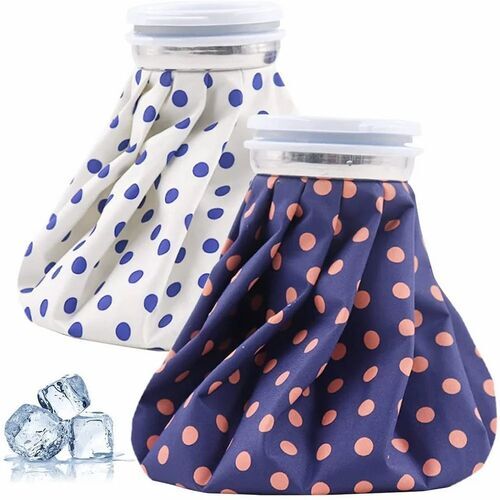 Ice Bag Hot Bag For Pain Relief - Polyester Material, 9 Inch Size , Reusable Design with Durable ABS Cap