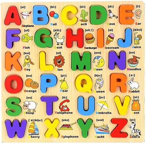 Kids Toys - Plastic Uppercase Alphabet Letters, Lightweight & Portable | Easy to Clean, Perfect for School and Play School