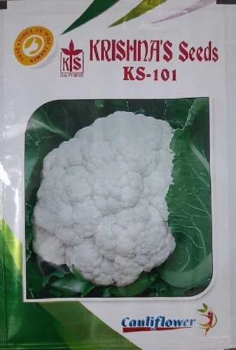 Krishna Ks-101 Cauliflower Seeds - Hybrid, Organic Vegetable Seeds with Highly Pure Cultivation Type | Ideal for Sustainable Agriculture