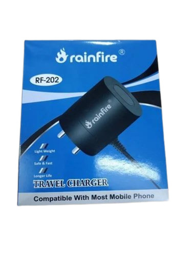 Mobile Charger Packaging Box - SBS Paper, 5.5x2.5x5 Inches, Blue, Gloss Varnish Coating, Biodegradable, 280 GSM, Rectangular Shape, Spot UV Printing
