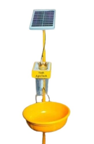 Solar Insect Light Trap - Plastic Manual Power Source | Easy to Install Quality Tested Ideal for Agricultural Pest Control
