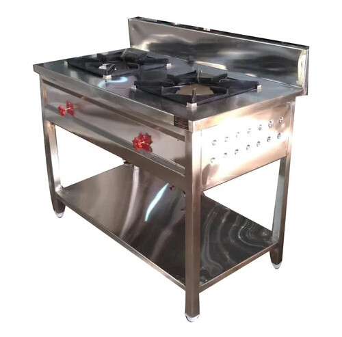 SS Double Burner Gas Range