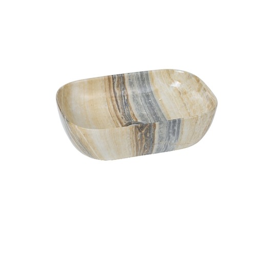 Table Top Basin - Square Ceramic 556x445x150mm | Compact Size Glossy Finish Scratch Resistant Stain Resistant Easy to Clean Modern Aesthetic