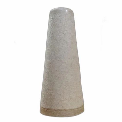 Textile Plain Paper Cones - Aluminum, Standard Size, Beige Color | Moisture Resistant, Disposable, Solid Cone Design
