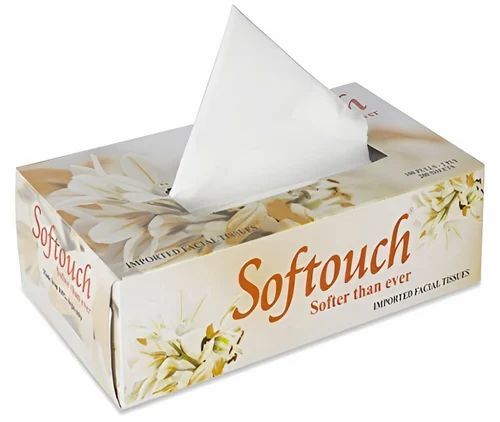 Duplex Paper Tissue Packaging Box - 205mm x 95mm x 42mm | Multi-Color Straight Tuck End Holds Up to 2 Kg