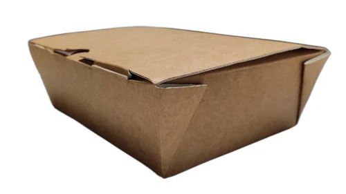 Brown Dispatch Corrugated Box - 1000 ml Capacity, 140X190X90 mm Size , Two-Ply, Rectangular Shape, Plain Design, Suitable for Food Packaging