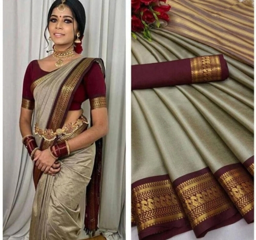 Cotton saree