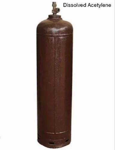 Dissolved Acetylene Cylinder - 25 Kg Capacity 99.9% Purity | Ideal for Welding and Cutting Applications