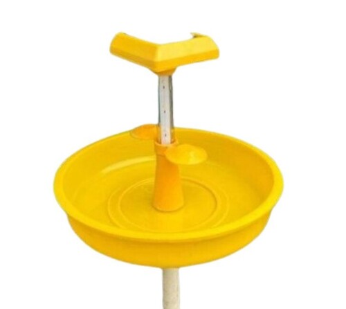 Funnel Pheromone Trap - Plastic Material, Yellow Color, Crack Resistant | Manual Power Source, Agriculture Insecticide Trap, New Tested Quality