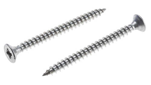 Industrial Screws - Stainless Steel, Customized Size and Head Type | Silver Coated, Durable, High Quality, Fine Finished