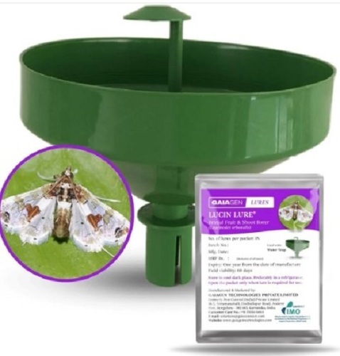 Pheromone Chemicals Blend Trap - Plastic Material, Manual Power Source | Agricultural Insecticide Trap with Reliable Crack Resistance, New Condition