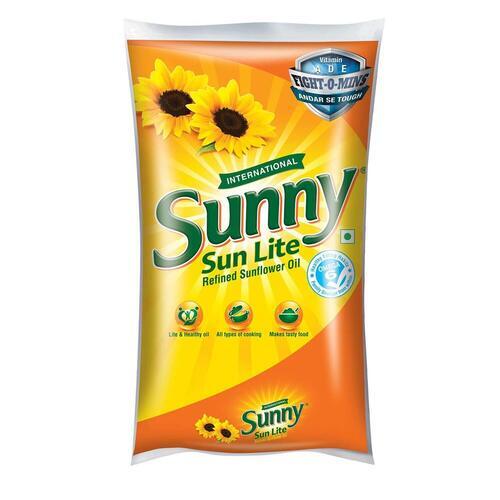 Organic Sunflower Oil - 100% Refined Hydrogenated Oil, 1 Litre | Rich in Vitamin E, Heart-Healthy, Neutral Flavor, High Smoke Point, Low in Saturated Fat, Natural Antioxidants, Non-Greasy Texture