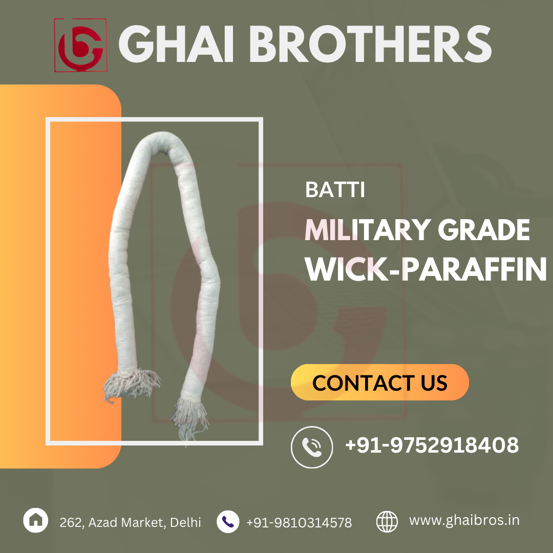 Wick Paraffin / Batti
