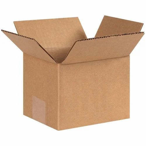 3 Ply Corrugated Packaging Boxes - Partly Recycled Liner Paper, 10 Kg Weight Capacity, Brown Color, Ideal for Apparel, Electronics, Food, Gifts & Crafts