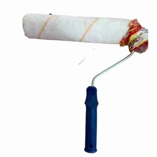 Cotton Fabric Paint Roller - White and Yellow, 9 Inch | Customizable Size, Ideal for Versatile Wall Painting Applications