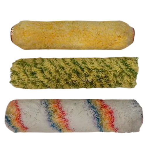 Paint Roller Brush - Polyester Material, Customizable Size, Vibrant Yellow Color | Multicolor Options Available