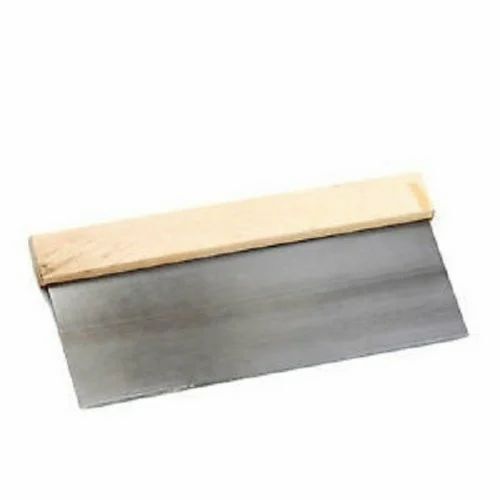 Palti Patra Putty Knife - Wooden Handle, Steel Blade, Multicolor | Ideal For Wall Application, Durable Design For Smooth Finishing
