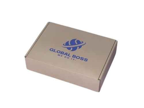 Printed Cardboard Box - Rectangular, Brown Color with Printed Design | Ideal for Apparel, Electronics, Food, Gift & Crafts, Holds Up to 5 Kg