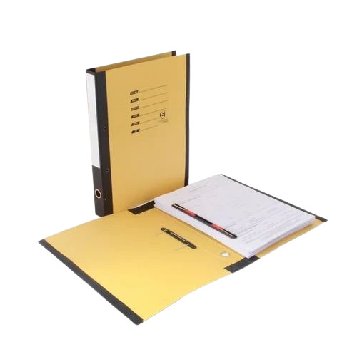 Rangoli Office File - Card Board, Standard Size, Rectangle Shape | Durable, Light Weight, Ideal for Keeping Documents in Office